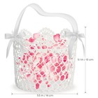 Wedding Flower Girl Basket Wedding Petals Basket Wedding Flower Vase Centerpiece