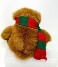 Plush Bear Russ Berrie Chubbs Christmas Teddy Bear Red Green Scarf 9   