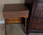 Vintage Singer 328k Metal Style-o-matic Sewing Machine    Et445678 W  Cabinet