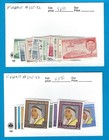 Kuwait  1950-1964  Scott  99-100  113-119  140-152  155-172  225-243  Mint  L h 