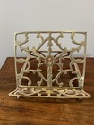 Shiny Vintage Brass Adjustable Folding Book Bible Cookbook Stand Display Holder