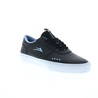 Lakai Manchester Ms1230200a00 Mens Black Skate Inspired Sneakers Shoes