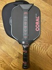 6 0 Next Gem  Six Zero Coral - New Pickleball Paddle 16mm Rcd  Black Colorway