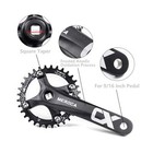 Cyclon Single Speed Square Taper Crankset  170mm Mountain Bike Crankset With    