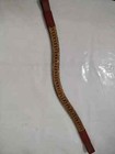 Leather Designer Clear Crystal Stylish Golden Chain Browband For Horse Bridle 