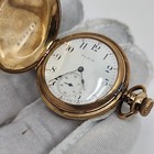 Antique Elgin 0s 15j Gold Filled Hunter Grade 318 Pocket Watch