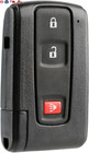 Key Fob For 2004-2009 Toyota Prius Smart Keyless Entry Remote  silver Logo 