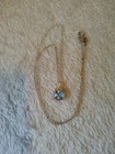 925 Sterling Silver Blue Aquamarine Pendant Necklace And Earrings Set 3 00g