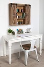 Cates Decorative Wood Wall Storage Cabinet With Two Sliding Barn Doors  Rusti   