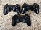 Sony Playstation 3 Dualshock Controllers Plus Top Shot Blaster   Game Bundle