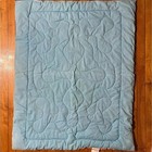 Vintage Baby Crib Quilt Blanket Raggedy Ann   Andy Red Blue Yellow 40    X 30   