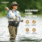 Waterproof Fishing Waist Pack Waist Green Fishing Tackle Bag Mutifunctional 1pc