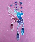 Illenium With Feathers Galaxy Colors Perler Bead Edm Rave Kandi Necklace