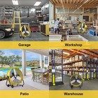 Uthfy 14000 Cfm 30 Inch 550w High Velocity Floor Fan With 3 Speeds  360   Tilt