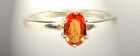 19thc Antique   ct Redorange Sapphire ring Ancient Rome Saturnalia Lupercalia Gem