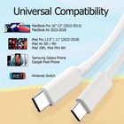 Usb-c To Usb C Type-c Super Fast Charging Data Sync Charger Cable Cord 3 6ft Lot