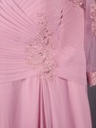 Plus Size 20w  Pink Mother Of The Bride Dress Lace Chiffon Bridesmaid Formal