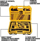 Dwmt45184 Dewalt 184 Pc black Chrome Polish Mechanics Tool Set W Hard Case