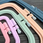 Square Plastic Embroidery Hoop Set No1-no4 80 165 220 280mm Center Screw