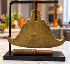 19th Century Burmese Kyeezee Bronze Temple Gong