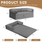 Convertible Sofa Bed Queen 5-in-1 Folding Boneless Couch Corduroy Futon Sofa    