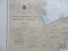 Nautical Chart Map 13307 East Coast Maine Camden Rockport Rockland Harbors