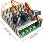 Pwm Dc Motor Speed Controller 3500w 100a Max  Dc 10-55v Stepless Brush Motor Spe