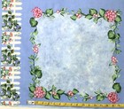 Set Of Two Hello Spring Vintage Daisy Kingdom Birdhouse Pillow Panels 17 