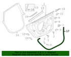 Genuine Audi Door Weather-strip 8w8-839-911-b