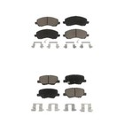 Front And Rear Brake Pads Kit For Mitsubishi Outlander Sport  Oed05 Ceramic