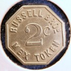 Nice Virgin Islands Token - Russell Bros   2   Mex  Token  St  Thomas  U s v i 