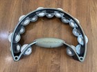 Rhythm Tech Pro Tambourine - Gray   Black Very Good Preowned Condition Free Ship