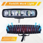 Waterproof 30w Red Led Straight Forklift Safety Work Warning Spot Light Dot Sae