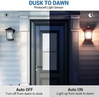 Dewenwils 4-pack Dusk To Dawn A19 E26 Light Bulbs Led Outdoor Porch Light Bulb