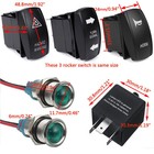 Rocker Switch Turn Signal Kit Street Legal Led Light Horn Hazard For Sxs Utv Atv