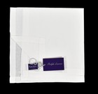 Ralph Lauren Purple Label Vintage White Linen Handkerchief Pocket Square New