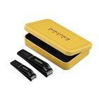  Nail Clippers Set  Ultra Sharp Sturdy Fingernail And Toenail Clipper Black
