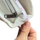 Ebay Logo Canvas Tote Bag Black Trim Zipper Closure Pocket 20 X 13 Open 2024