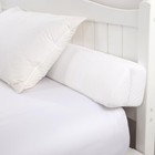 Hombys Wedge Pillow Headboard For Bed Gap foldable King 76 x6 x6    White