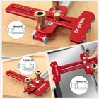 Ccieao Thin Rip Jig Table Saw Jig Guide  3 Pulleys Thin Rip Guide With Push S   