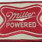 Vintage C 1980s Miller Beer  miller Powered  Patch  food   Drink Genre 