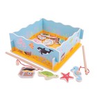 Bigjigs Toys Wooden Magnetic Fishing Game Play Set Family Fun Magnet Kids