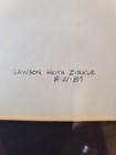 Original Pencil Sketch On Paper Native American Indian Signed By L Keith Zirkle 