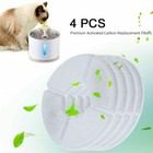4pcs Pet Water Fountain Filters For Cat Automatic Drinking Bowl Dish Dispenser
