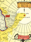 1930s General Food s Map Of Byrd Antarctic Exploration Historic Map - 18x24
