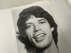 Mick Jagger  8    X 10    B w 1970   s Vintage Press Photo  825