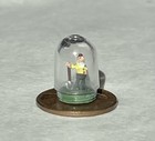 Artisan Dollhouse Miniature  Micro Gnome In Globe 