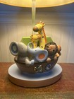 Lambs   Ivy Noah s Ark Nursery Lamp With Polk-a-dot Shade - Tested And Works 