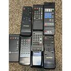 Lot Of 7 Vintage Mixed Brand model Remote Control Untested Sylvania  Ge