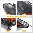 Left Driver Side Headlight Assembly Compatible With 2023-2024 Altima Left